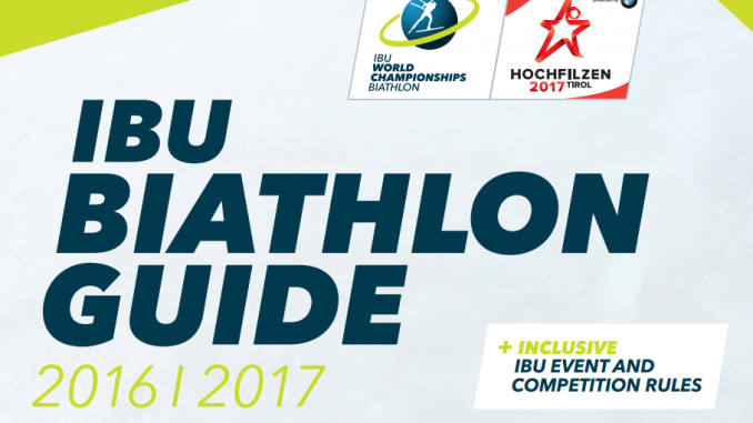 IBU Biathlon Guide 2016/2017