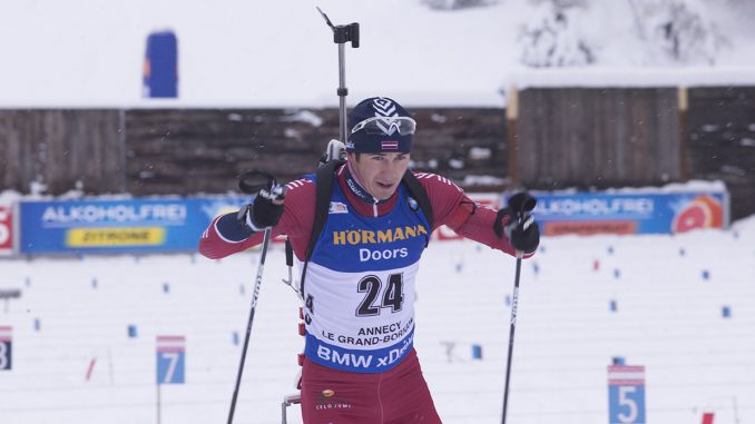 IBU world cup biathlon, pursuit men, Annecy-Le Grand Bornand (FRA)